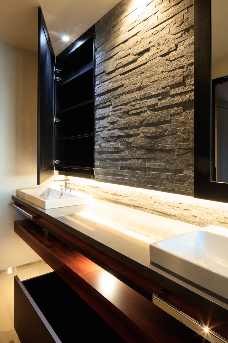 SIBUSAWA STYLE CONCEPT HOUSE 洗面・脱衣スペース