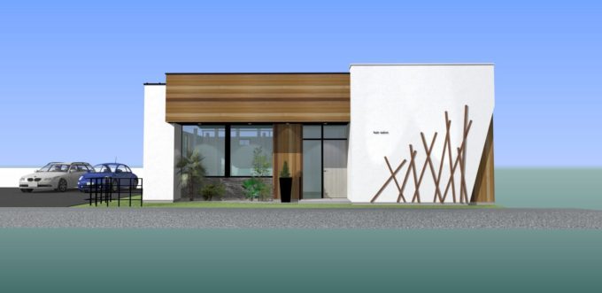 ナチュラルモダン　ヘアサロン　シブサワスタイル