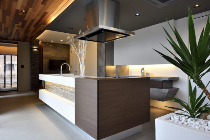 造作キッチン　シブサワスタイル