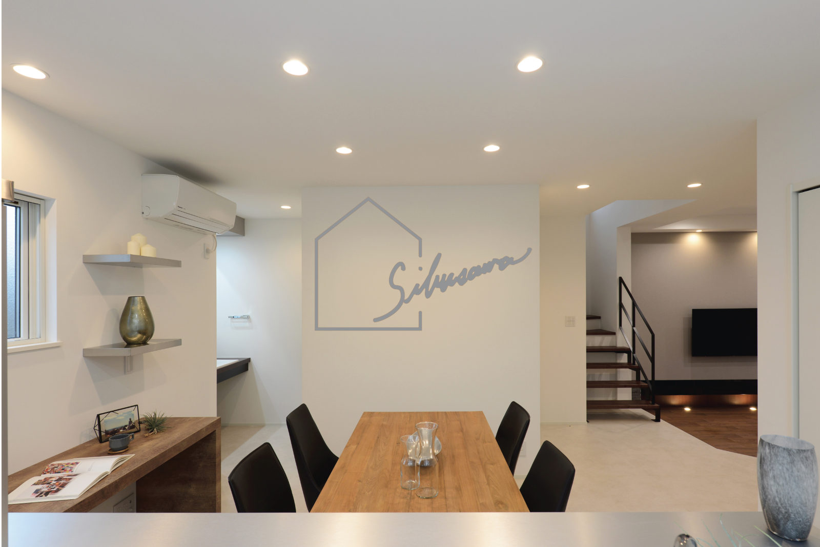 シブサワスタイル　36坪　ガレージ　コンパクト動線