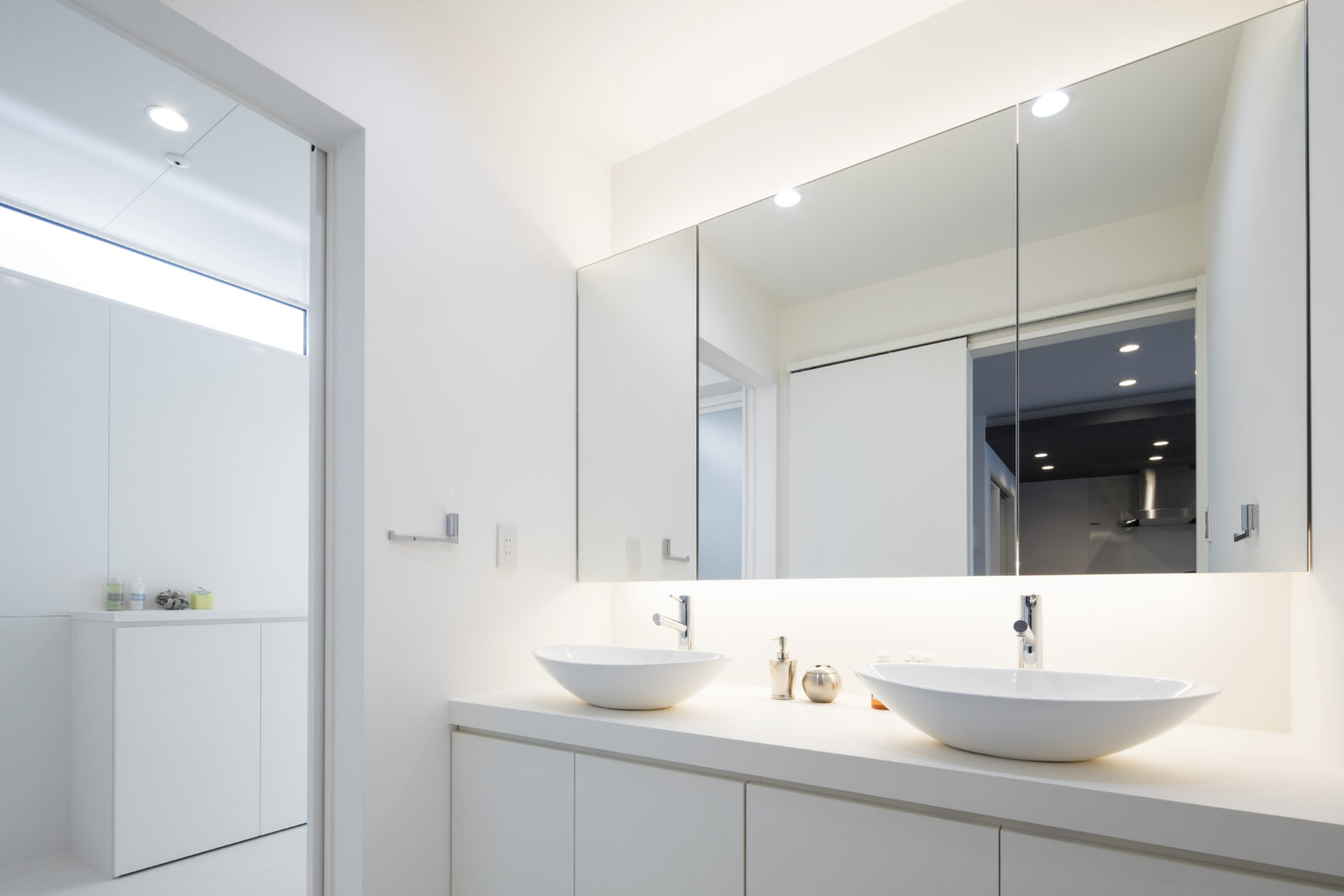 造作洗面　ダブル洗面　シブサワスタイル