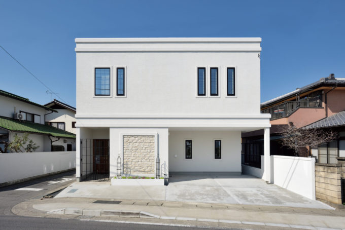 外観　音楽ホール兼住宅　シブサワスタイル