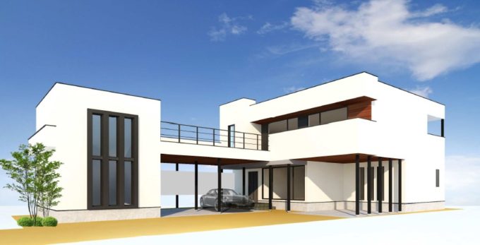 注文住宅　シブサワスタイル　ガレージハウス