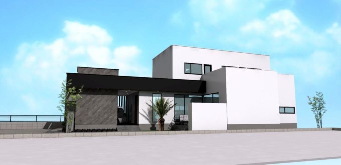 注文住宅　シックモダンハウス