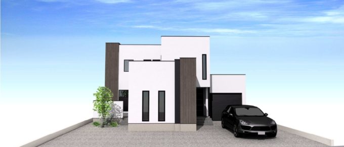 シンプルモダンハウス　シブサワスタイル　注文住宅