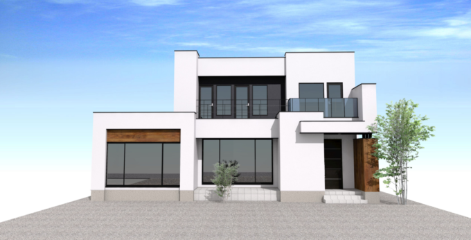 注文住宅　シブサワスタイル　外観