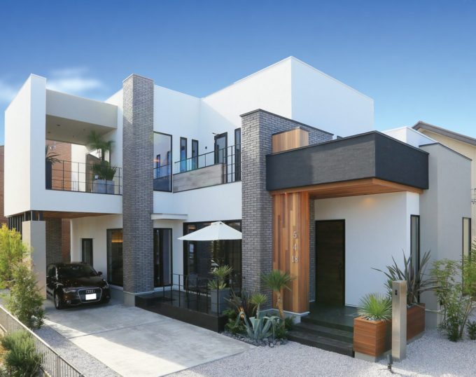 シブサワスタイル　注文住宅　カーポートガレージ　前橋モデルハウス