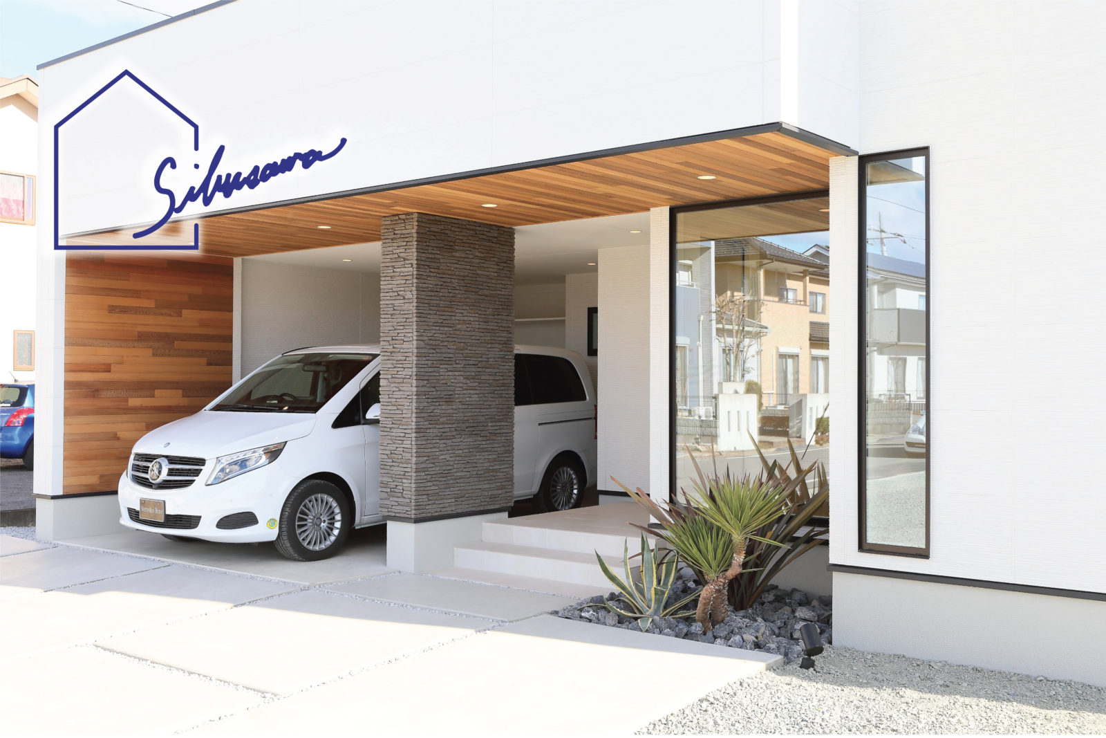 ガレージハウス　注文住宅　シブサワスタイル