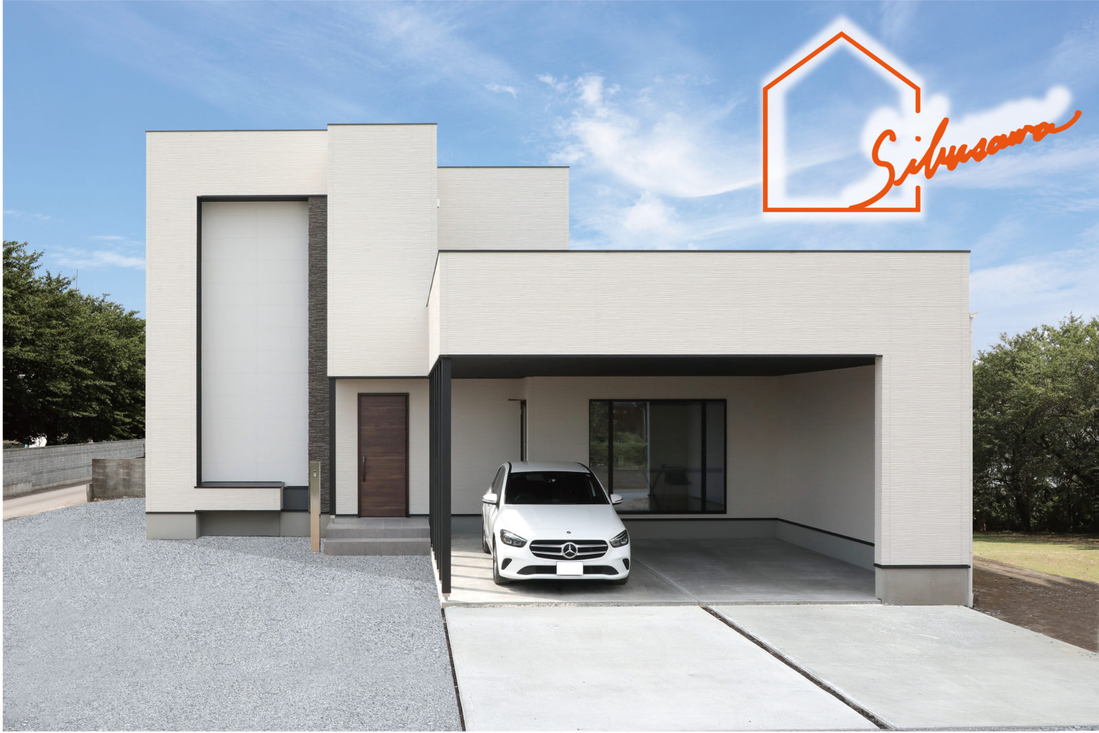 邑楽郡　2台ガレージをもったホテルライク×シンプルモダンハウス　完成・お引渡し