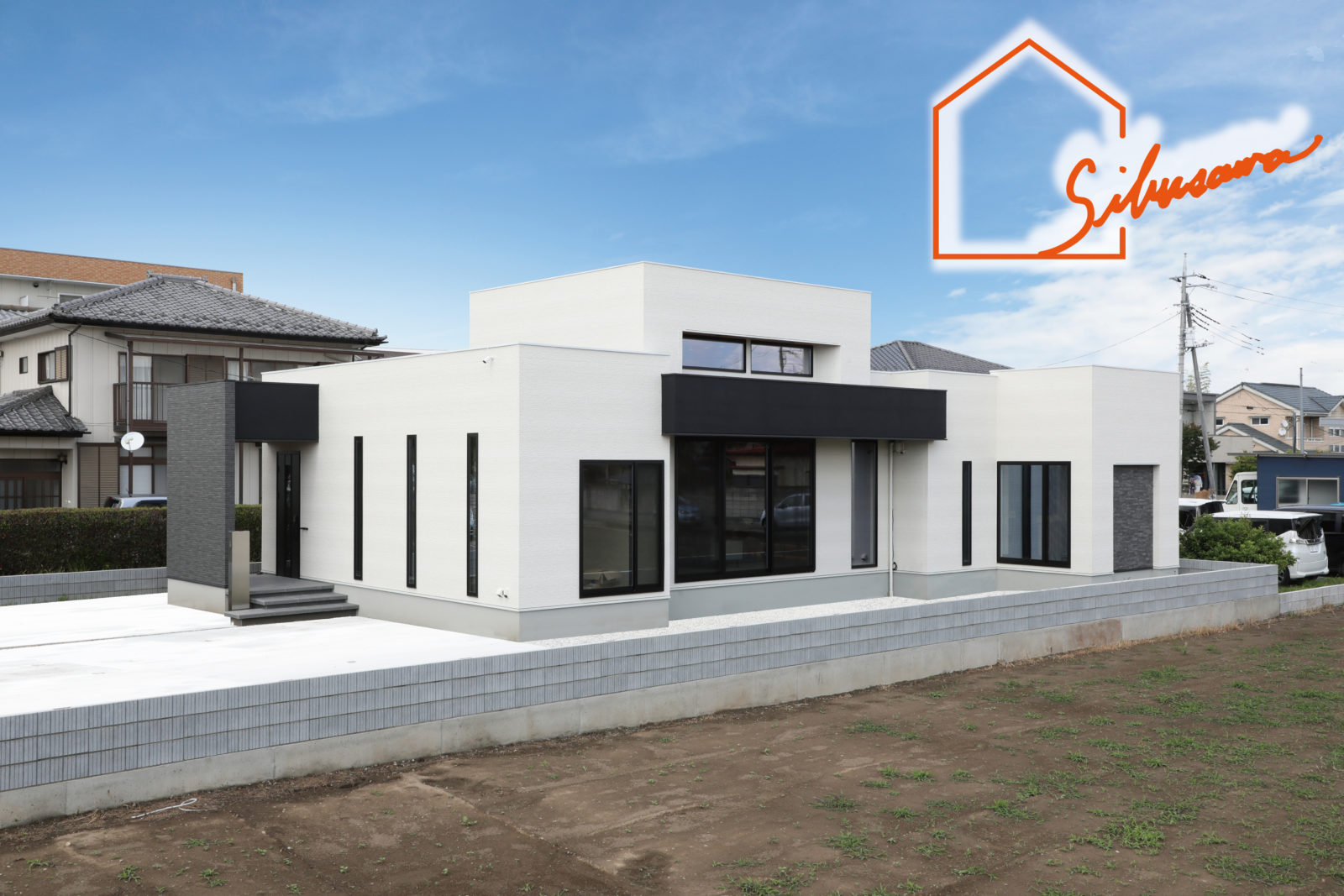 前橋市　ホワイトとグレーを基調としたホテルライクなリゾートハウス　完成・お引渡し