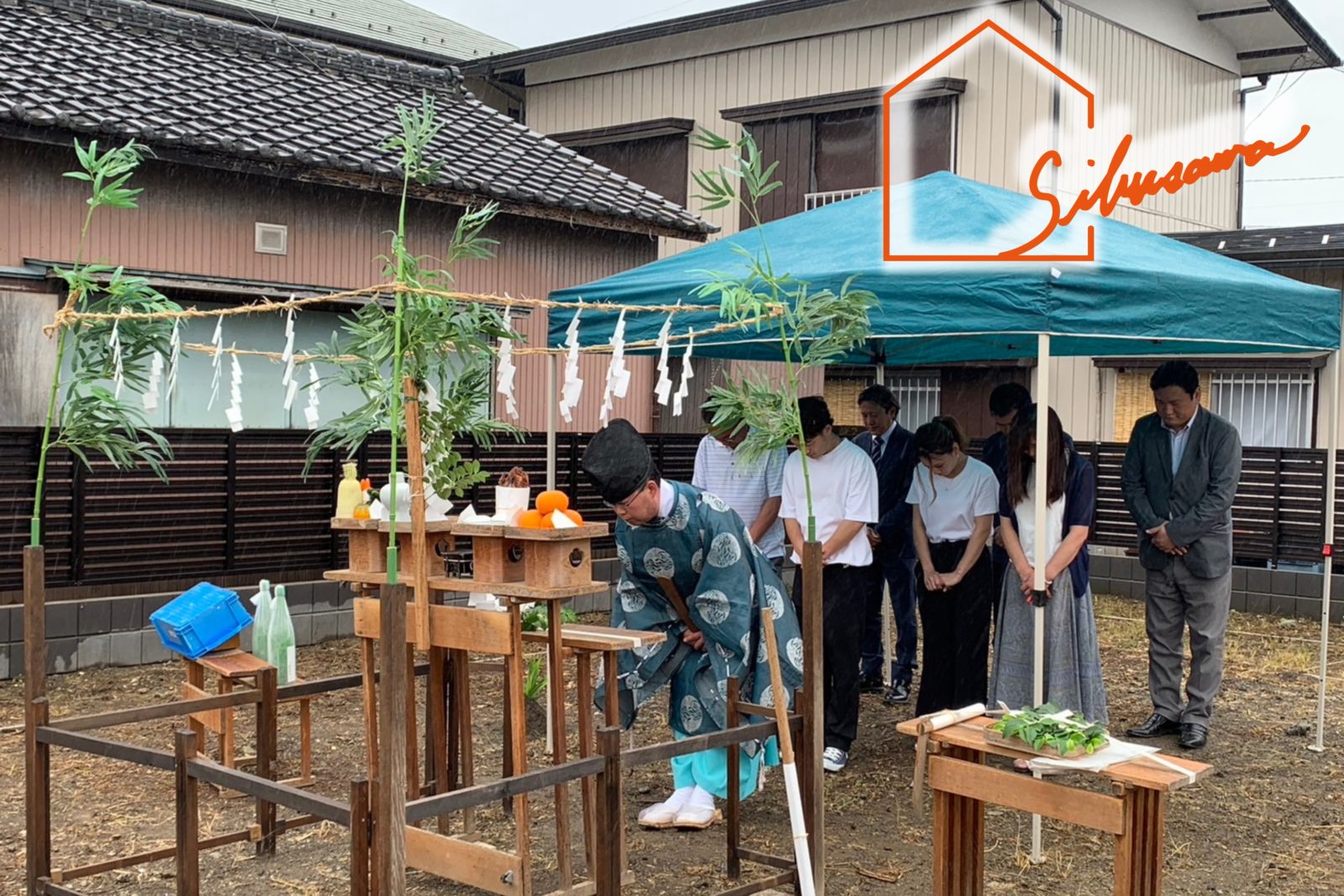 深谷市　カフェスタイルのナチュラルモダンハウス　地鎮祭