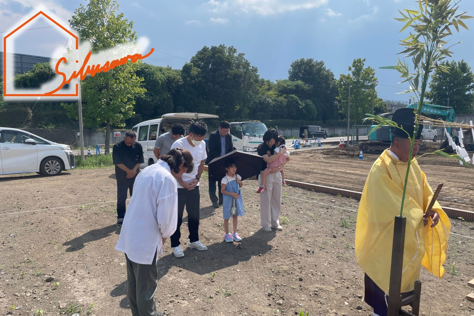 前橋市　ナチュラルシック×モダンハウス　地鎮祭