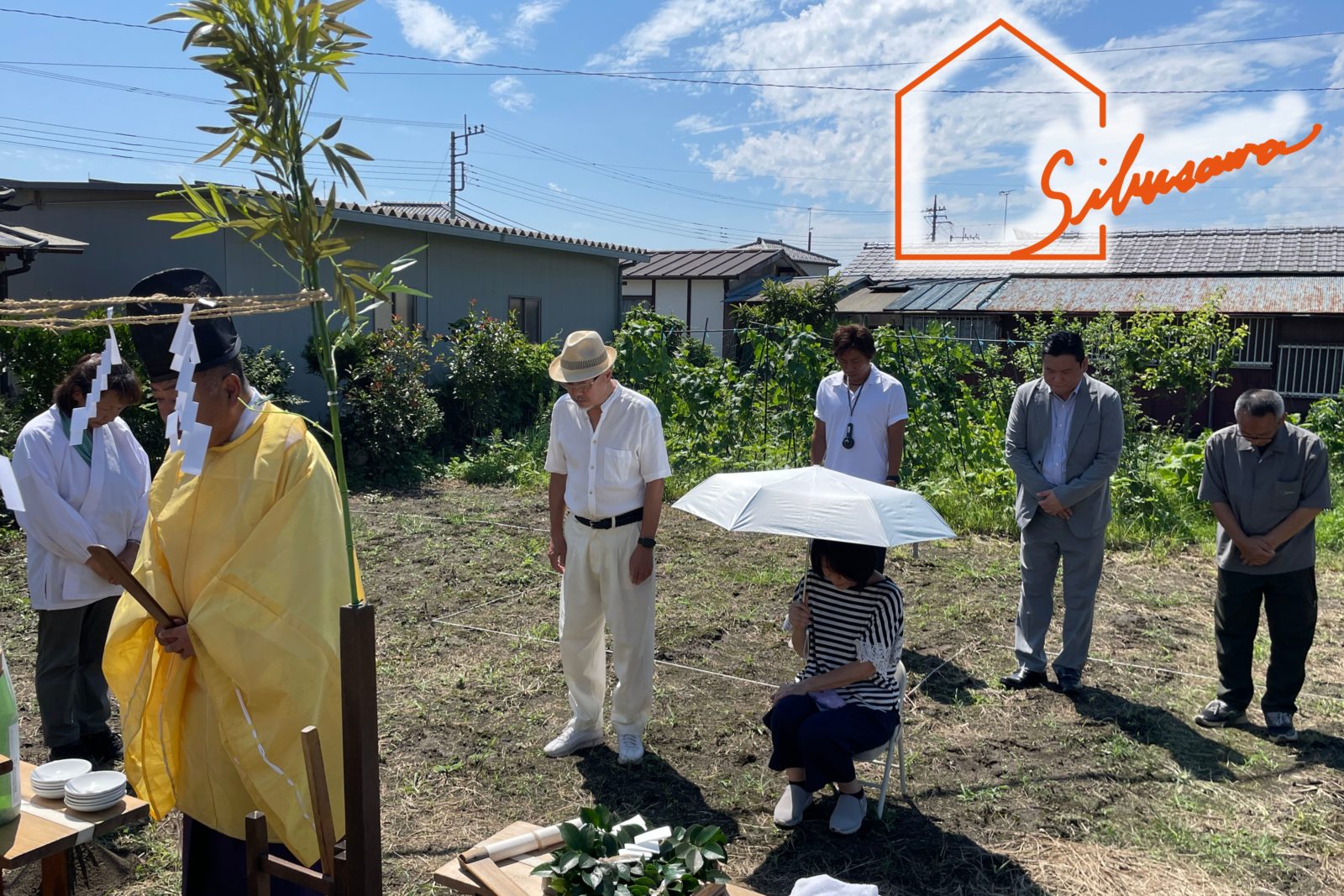 足利市　ミックスモダンなリゾート邸宅　地鎮祭