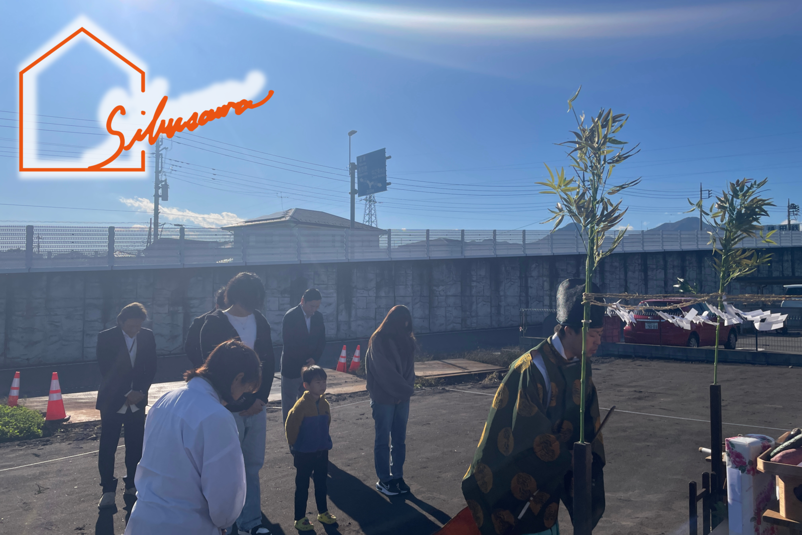 中之条町　ナチュラルシック×モダンハウス　地鎮祭